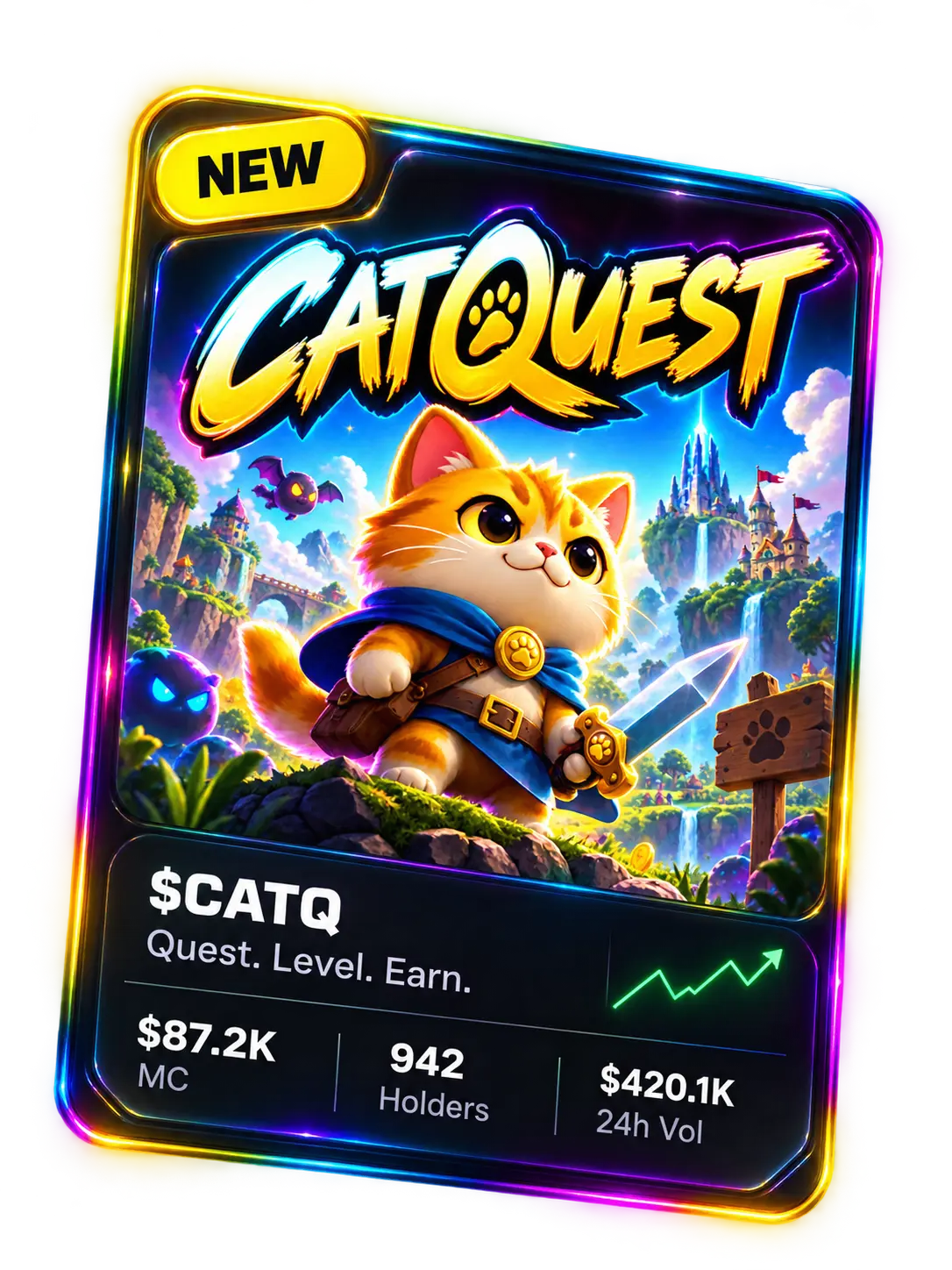 CatQuest project card